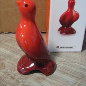 Le Creuset Vibrant Red Bird Figurine